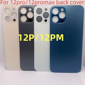 Vendita in fabbrica coperchio della <span class=keywords><strong>batteria</strong></span> <span class=keywords><strong>con</strong></span> foro grande vetro posteriore per iphone 12 Pro Max 12 Mini pannello posteriore di ricambio - Product Image 2