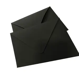 Custom Envelope Black And Card Invitations Business Wedding Customer Thank You Card Gift Paper Cards