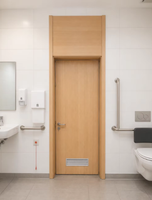 Porte d'accès d'urgence en acier à battant simple 1000*2400 avec design chinois pour hôpitaux, écoles et laboratoires