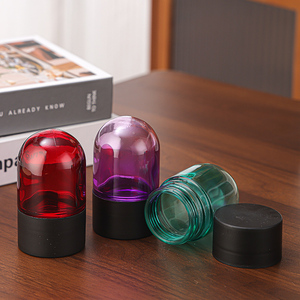 Offre Spéciale 100ml coloré enfant preuve odeur preuve 3oz emballage comestible chanvre sec fleur pilule capsule bocal en verre avec bouchon CR - Product Image 1