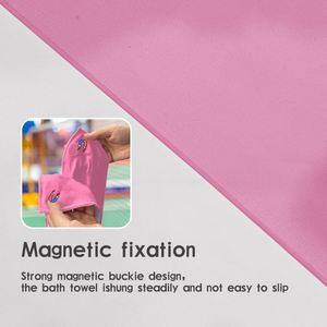 2025 New Multifunctional Swim Bath Solid Magnetic Gym <b>Towels</b> Custom Suede <b>Microfiber</b> Sand Free <b>Beach</b> <b>Towel</b> - Product Image 4