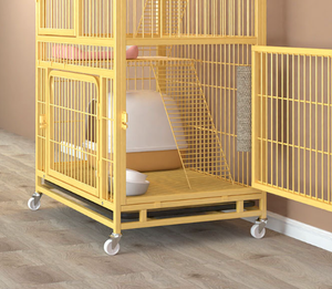 Cages pliables en métal pour animaux de compagnie, plusieurs tailles, grandes cages pour chiens et chats - Product Image 6