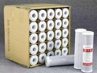 Kit de cartouches filtrantes pour eau 10 pouces x 2,5 : Sédiments PP, Charbon granulaire GAC, Bloc CTO – Préfiltre universel standard de remplacement pour osmose inverse