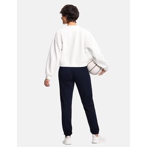 FOXA Sweat-shirt court à col rond pour femme, mélange de coton, respirant, idéal pour l'entraînement - Product Image 5