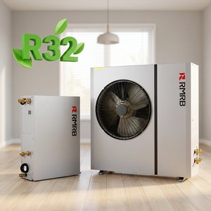 เครื่องทำความร้อนและความเย็นแบบแยกส่วน R32/04FR/10.8kW ใช้พลังงานจากอากาศ ระบบทำความร้อนและความเย็น A+++ EVI DHW 220V มาตรฐาน CE CB ERP สำหรับตลาดยุโรป - Product Image 6