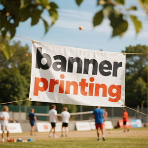 Bannières en <span class=keywords><strong>vinyle</strong></span> personnalisées imprimées avec logo Bannière de clôture en maille Bannière de <span class=keywords><strong>convention</strong></span> de 6 pieds Enseigne commerciale de pare-brise pour l'extérieur et les publicités - Product Image 2