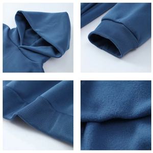 Fournisseur de premier plan : Sweat à capuche oversize de luxe, couleur unie, décontracté, personnalisé, en molleton épais 460 g/m², style hip-hop pour streetwear - Product Image 2