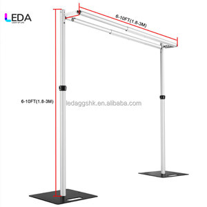 2026 New Arrival Professional Modern Detachable Wedding <b>Backdrop</b> Heavy Stand Aluminum <b>Frame</b> Customized Size for Indoor/Outdoor - Product Image 2