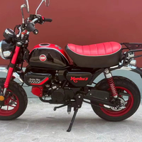 Mini moto rétro Monkey 125cc monocylindre, adorable moto de poche à essence