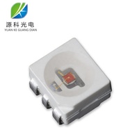 Luz para Automóvil, Chip LED Epistar Sanan de 0.5w, Rojo 615-625nm, Plcc 6 SMD 3343