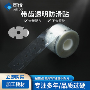 Film de protection transparent dentelé pour lunettes, anti-buée, motif circulaire, autocollants double face emballés - Product Image 5