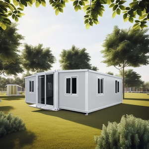 Casa Contenedor Prefabricada Expandible de 40 pies del Fabricante, Oficina Modular, Hogar Prefabricado, Construcción de Acero, Aplicación para Dormitorio - Product Image 1