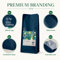 Sacs personnalisés pour aliments pour animaux de compagnie, conception personnalisée, imprimés, en PE de qualité alimentaire, 250g, 500g, 1kg, pochette mate à fond plat avec valve