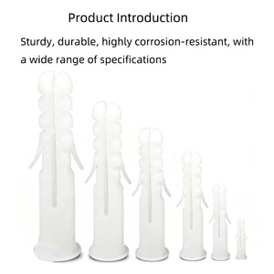 Chevilles murales en <span class=keywords><strong>plastique</strong></span> pour cloisons sèches, chevilles à <span class=keywords><strong>cale</strong></span> avec revêtement TiCN, tête bombée, système de fixation amovible pour matériel de construction - Product Image 4