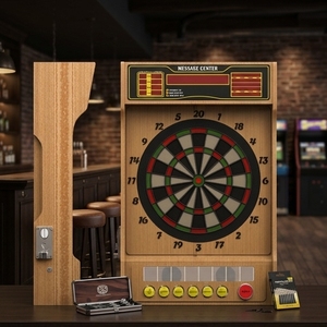 Automated Dartboard Customizable <b>Electronic</b> Dartboard Commercial 4 <b>Games</b> 100 Spare Tips - Product Image 1