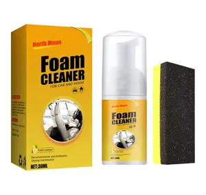 Private Label Multipurpose Car Interior Foam <b>Cleaner</b> Strong Effective Car Seat Cleaning Foam <b>Cleaner</b> Foam <b>Spray</b> 30ml - Product Image 1