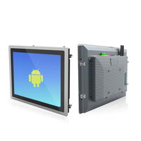 All-In-One 12.1 inç IP65 endüstriyel alüminyum Tablet PC 4GB RAM 128GB depolama I7 I5 Linux OS kapasitif dokunmatik ekran stok