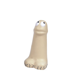 Werbeartikel mit Logodruck PU-Schaum Stress Penis - Product Image 1