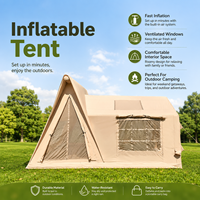 Carpa de Glamping de Alta Calidad, Impermeable, de Tela Oxford, Carpa Inflable de Gran Tamaño, Carpa de Techo para Uso Comercial