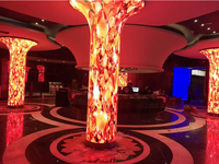 Layar LED Digital Fleksibel, Layar Lengkung Penuh Warna, Panel Layar Video LED Lipat, Modul Lunak, Promo Panas