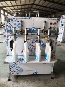 Machine de remplissage semi-automatique à double embout pour liquides visqueux, capacité de remplissage de 1 à 5 <span class=keywords><strong>litres</strong></span>. - Product Image 6