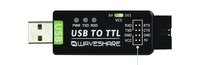 Konverter USB ke TTL Industrial USB ke UART Serial Chip CH343G Asli 3.3V/5V Switch ESD Multi Protection untuk Debug MCU
