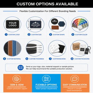 Wholesale Custom PVC Iron-On 3D Embossed Heat Transfer Washable Logo Patches for Apparel & Hats - Product Image 5