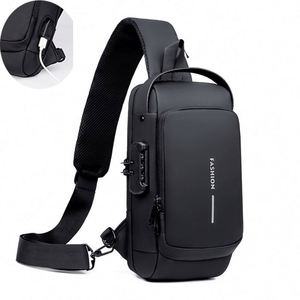 <b>Men</b> Sling <b>Backpack</b> Cross Body Shoulder Chest Bag Anti-theft Travel Motorcycle Rider Waterproof Oxford Male Messenger Bags R1941 - Product Image 4