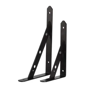 Suporte triangular de aço inoxidável, suporte soldado para parede