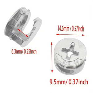 Ssr Zinc Cam Bolt Connector 15 Mm For Kitchen Bathroom Furniture Modern Design Easy Assemble - Product Image 6