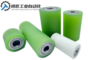 Pulley Karet PU, Roller Karet Tahan Aus, Polyurethane, Roller Karet Non-Power, Conveyor Belt - Product Image 4