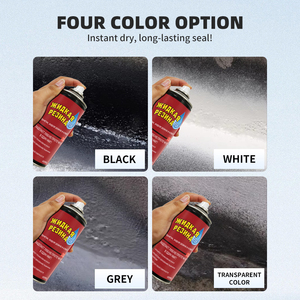 Sellador Impermeable Multiusos en Aerosol, Previene Manchas, Sella Fugas, Reparación, Transparente, Negro, Blanco, Gris, Sellador de Techo para Autocaravanas, Aerosol de Goma - Product Image 3