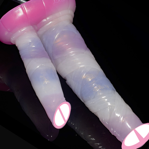 YOCY Đồ Chơi Tình Dục Mới Squirting Dildo Nhiều Màu Tiêm Đôi Đầu Đồ Chơi Tình Dục Phụ Nữ Dương Vật Công Cụ Tình Dục - Product Image 6