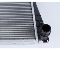 Nouveau radiateur de voiture en aluminium avec réservoir d'eau, radiateur en plastique brasé pour X3 E83 N52 Engine OEM 17113415693