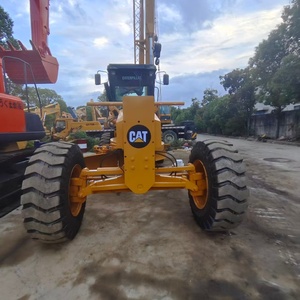 Niveleuse sur pneus Caterpillar 140H/140G/140K d'occasion prête à être expédiée – Machine de terrassement pour la construction et l'exploitation minière, modèle moteur-pompe - Product Image 1