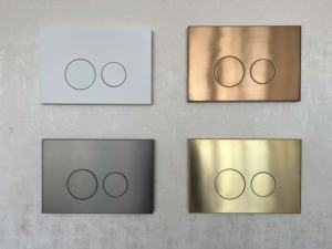 Plaque de chasse d'eau de toilette mécanique mince dissimulé réservoir de chasse d'eau <span class=keywords><strong>bouton</strong></span> <span class=keywords><strong>poussoir</strong></span> de toilette pour <span class=keywords><strong>WC</strong></span> mural réservoirs de toilette plaque de chasse - Product Image 4