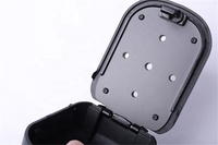 Boîte à clés murale numérique en alliage d'aluminium avec serrure à combinaison à 4 chiffres Dimensions 133x92x55mm pour une utilisation intérieure et extérieure