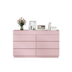 Meuble de rangement rotatif multicouche en bois massif, style italien nordique, noble, élégant, simple et créatif, avec tiroirs, pour salon, chambre, maison, villa, hôtel - Product Image 4