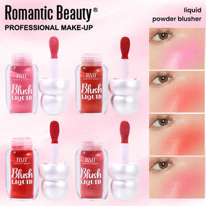 Rubor Líquido para Maquillaje Facial, Iluminador y Contorneador, 6 Colores, Protector Solar, Resistente al Agua, Larga Duración, Acabado Mate, Barra de Rubor - Product Image 3