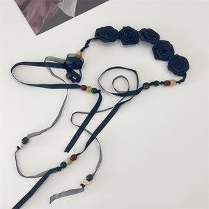 All'ingrosso catena di caffè marrone <span class=keywords><strong>Beige</strong></span> in vita per le donne <span class=keywords><strong>cintura</strong></span> bohémien High-end stile etnico legante cinture di corda - Product Image 4