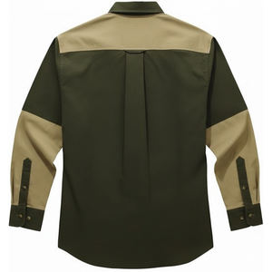 Camisas Casuales de Franela para Hombre, Personalizadas OEM, de Alta Calidad, 100% Algodón, Manga Larga, Transpirables, de Secado Rápido, con Logotipo, Color y Talla Personalizables, para Verano - Product Image 2