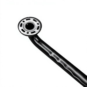 Barra de Seguridad para Baño, Montada en la Pared, de Acero Inoxidable con Acabado Negro Cepillado, Antideslizante, Certificada por ADA, con Garantía de 3 Años, Reforzada - Product Image 1