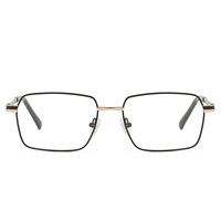 Nuevo Diseño de Montura de Lentes de Aleación Anti-Luz Azul Estilo Computadora, Lentes Metálicas Estilo Ejecutivo