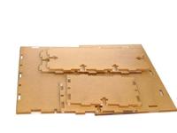 Service de découpe laser CNC sur mesure de 3 mm, feuille d'acrylique transparente/PMMA/plexiglas