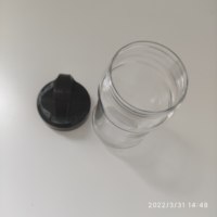 Vente directe usine : Bouteille d'eau sport Tailai 400 ml en plastique écologique avec poignée et couvercle verrouillable, logo personnalisable pour le camping et la consommation directe