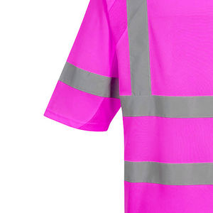 Camiseta de Seguridad de Alta Visibilidad con Impresión Personalizada, Uniforme Industrial Reflectante, 100% Poliéster, ANSI/ISEA 107 Clase 2/3, para Hombre - Product Image 5