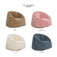 Canapé pouf moderne en forme de citrouille, surdimensionné, rembourré en mousse à mémoire de forme, livré en boîte, fauteuil de relaxation ergonomique pour dortoir et salon