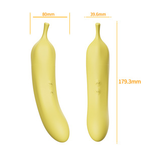 Vibrateur en silicone en forme de banane à 7 modes de vitesse, mini-masseur féminin, vibrateur clitoridien suceur, gode pour femmes, jouet sexuel - Product Image 4