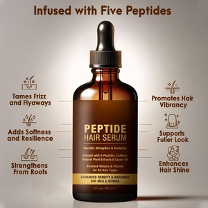 Suero para el Crecimiento del Cabello con Biotina, Fórmula Tópica Avanzada para Ayudar a Crecer un Cabello Sano y Fuerte, Apto para Hombres y Mujeres, Suero Capilar con Péptidos - Product Image 3