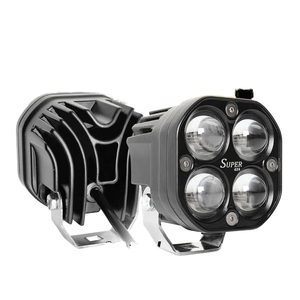 Feux antibrouillard/feux de route universels à LED, nouveaux, 120W, haute puissance, 8000 lumens, 3 pouces, double couleur, 4x4, feux de travail pour voiture, camion, Wrangler - Product Image 1
